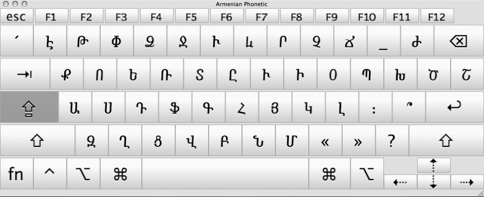 Armenian Phonetic For Mac